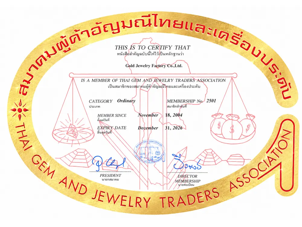 TGJTA Member Association Certificate