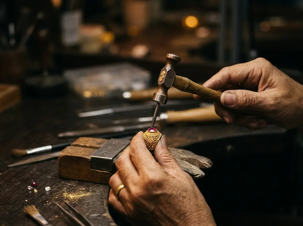 Direct Factory Price — Gold Jewelry Factory Workshop