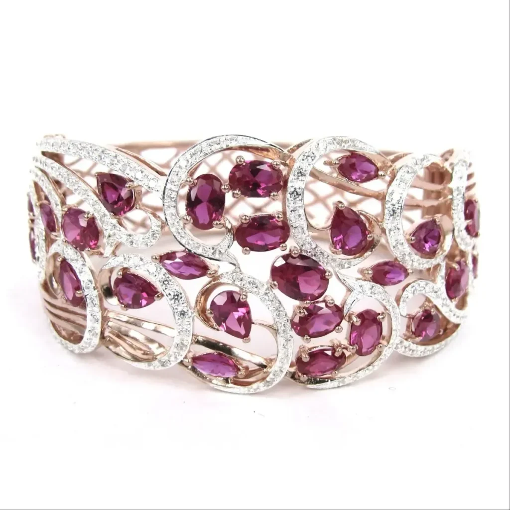 Crimson Cascade Cuff