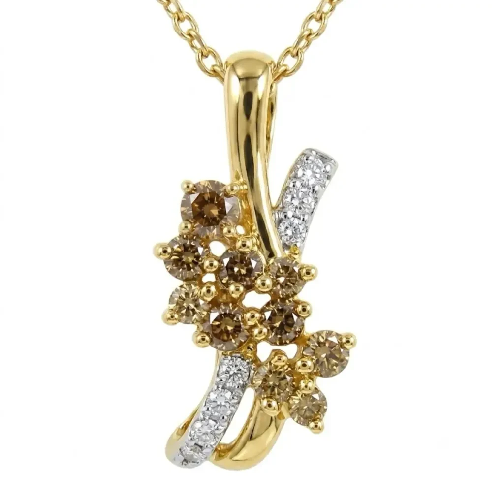 Amber Honeycomb Cluster