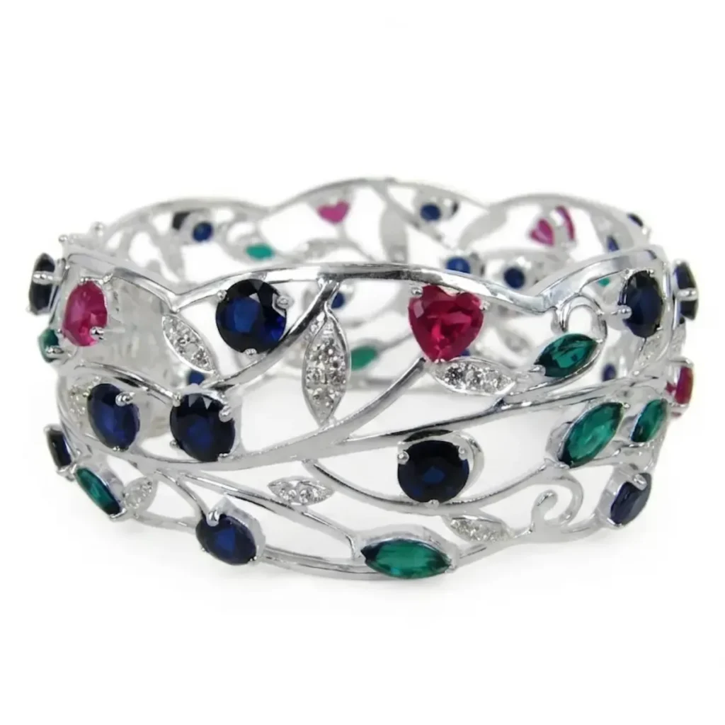 Enchanted Multigem Forest Cuff