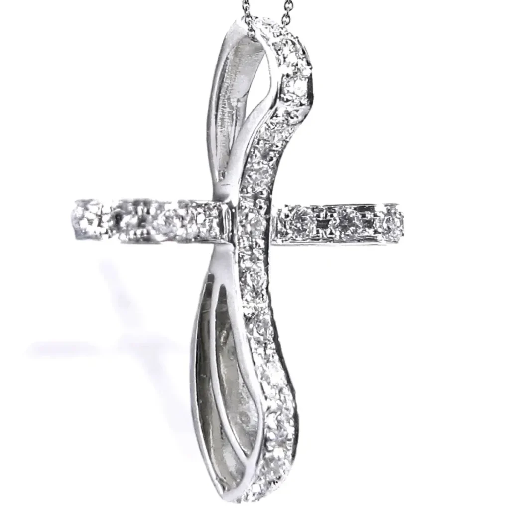 Celestial Curve Diamond Cross