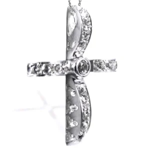 Radiant Ribbon Cross