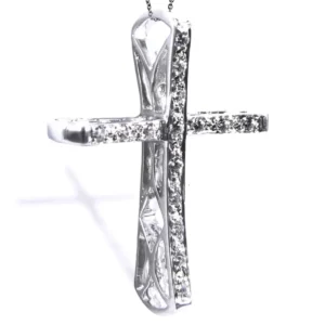 Openwork Ribbon Cross