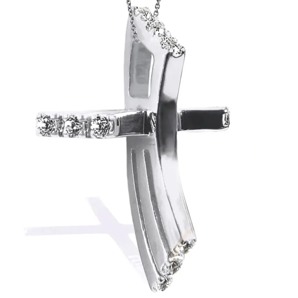 Celestial Contour Diamond Cross