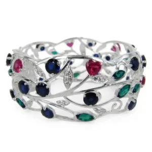 Enchanted Multigem Forest Cuff