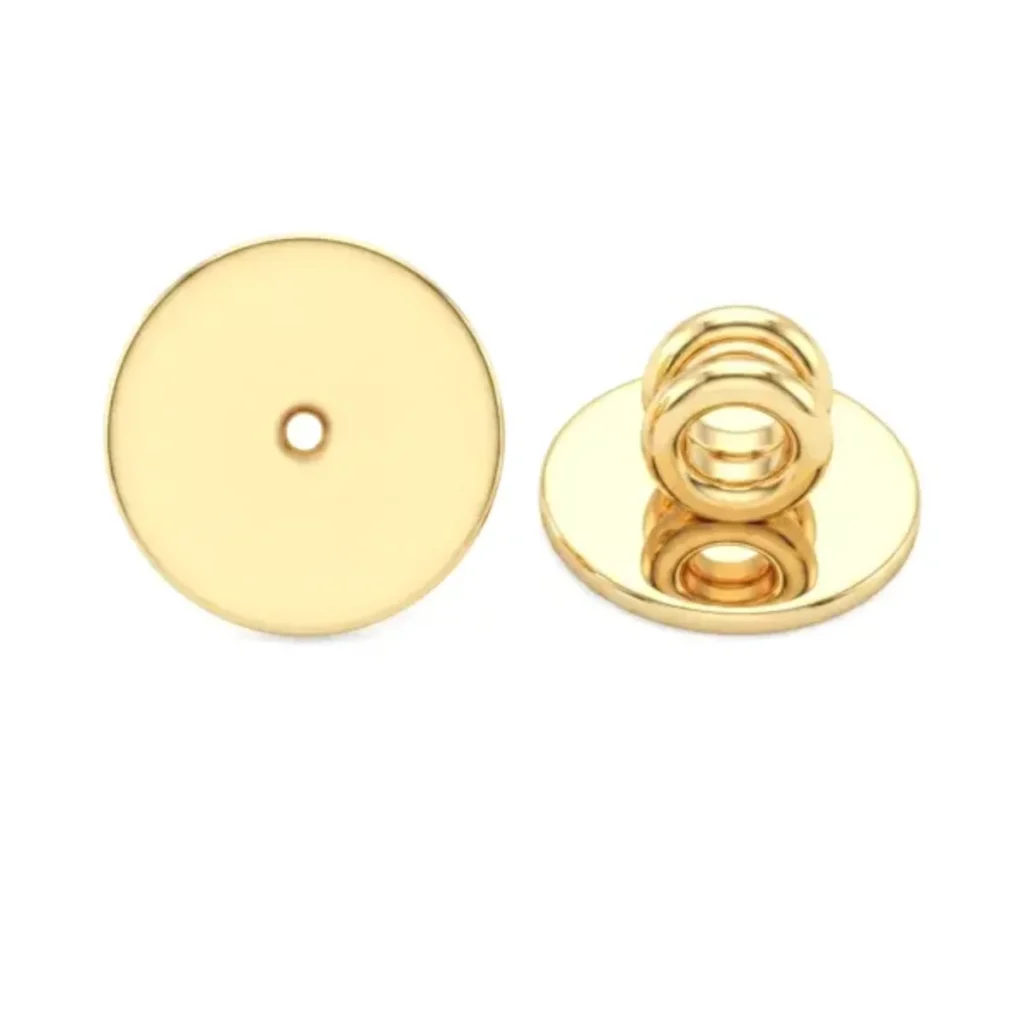 Round Flat Pad Earring Back Stopper II