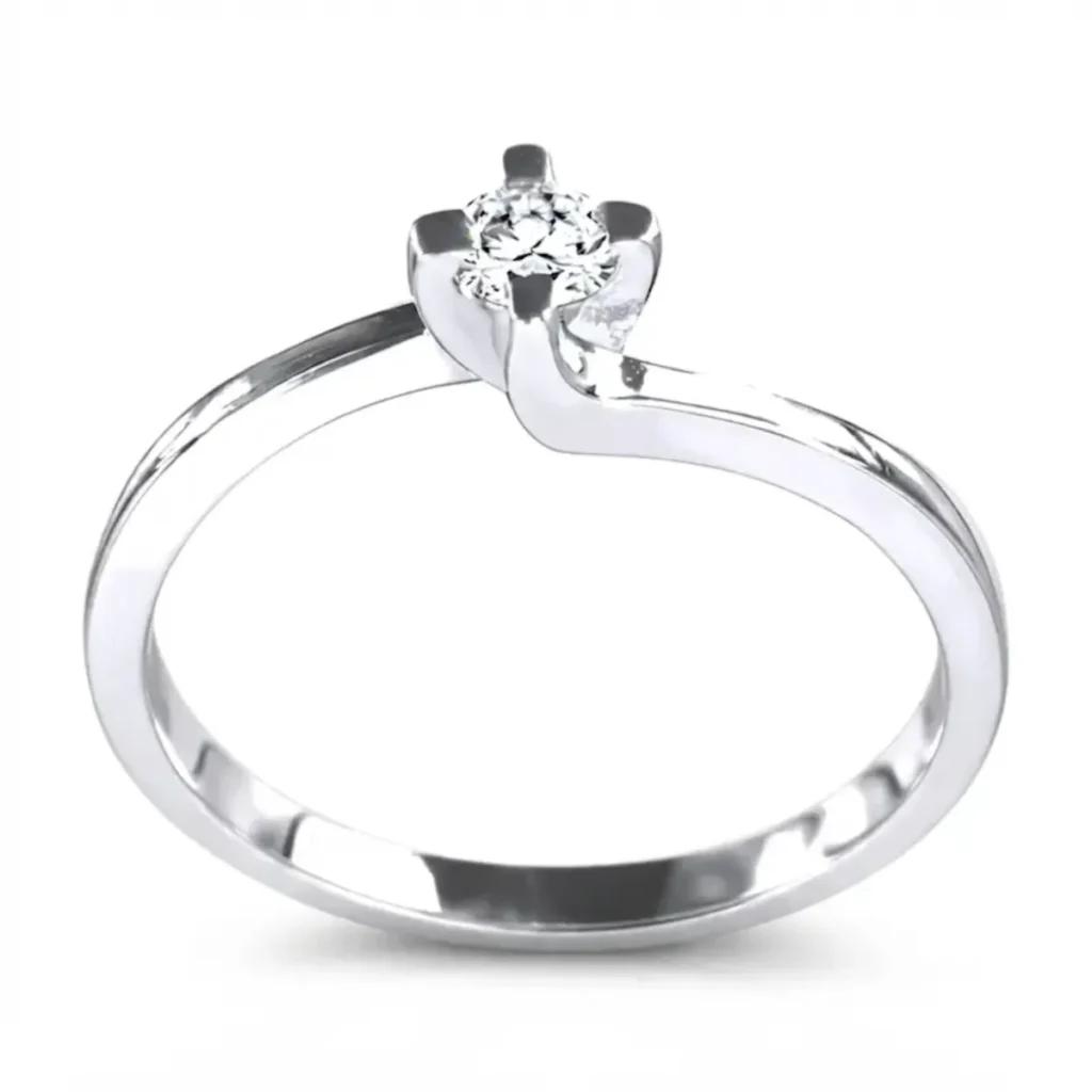 Modern Interlocking Diamond Ring I