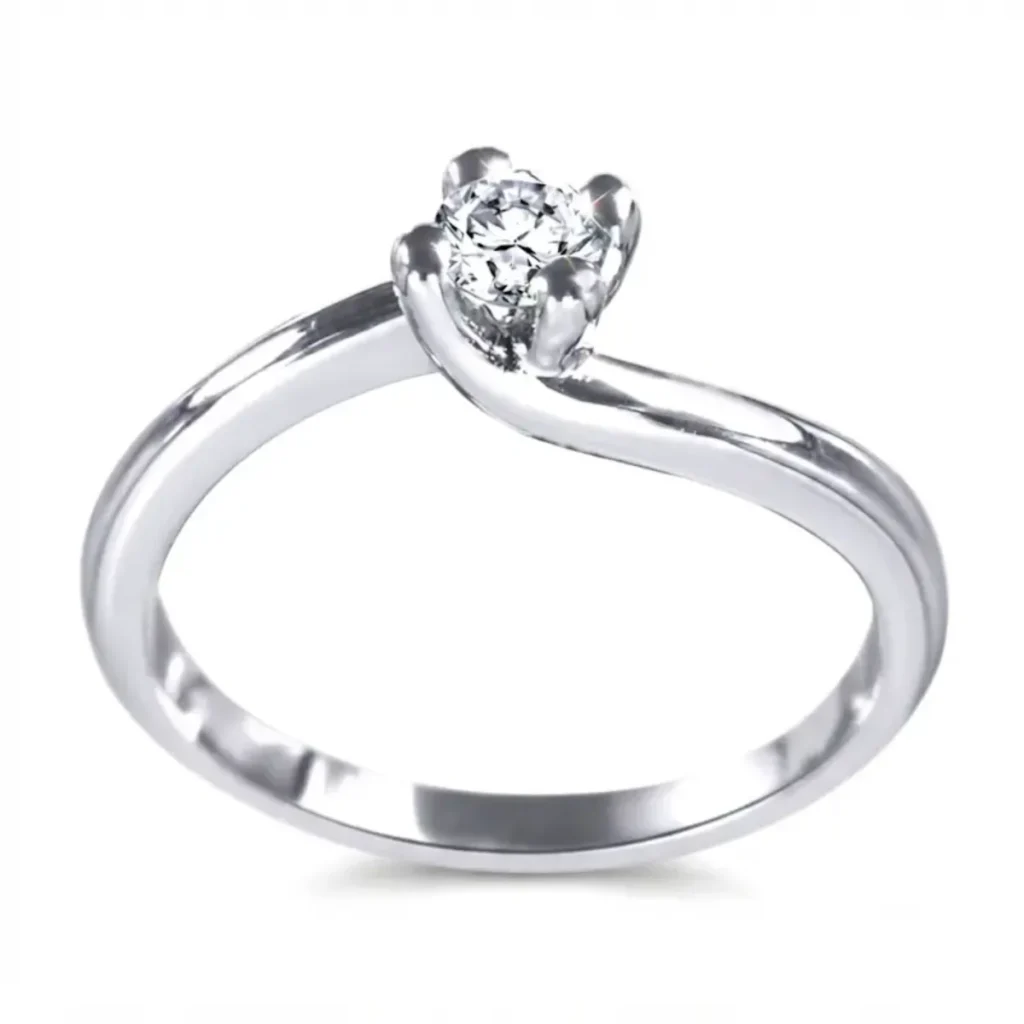 Bypass Diamond Swirl Ring I