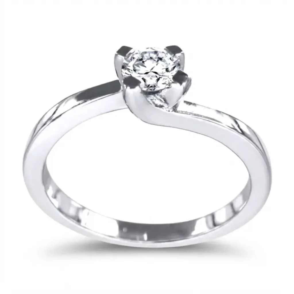 Bypass Diamond Swirl Ring II