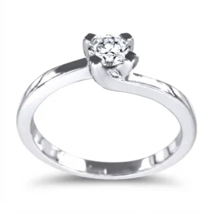 Bypass Diamond Swirl Ring II
