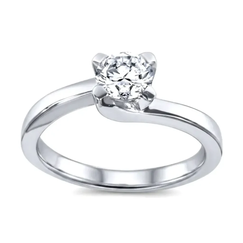 Bypass Diamond Swirl Ring IV