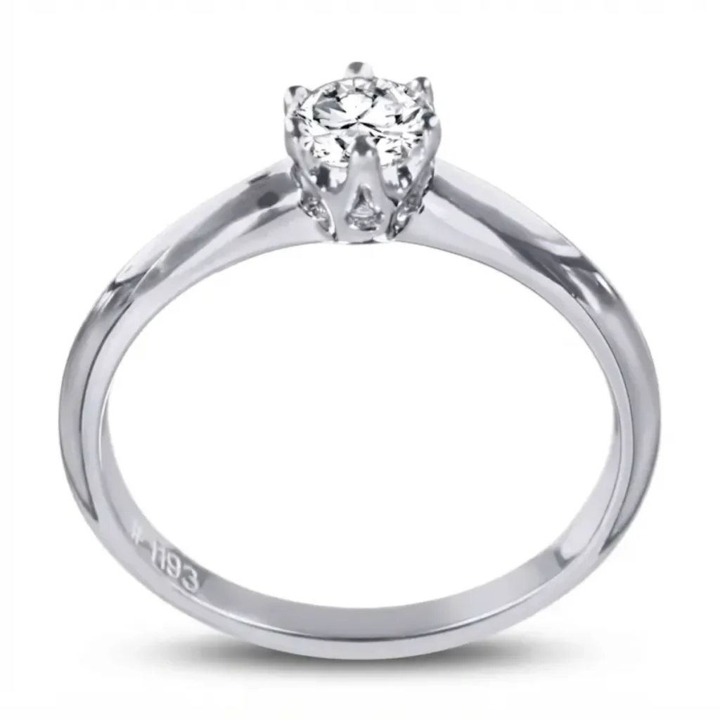 Crown-Set Solitaire Diamond Ring II