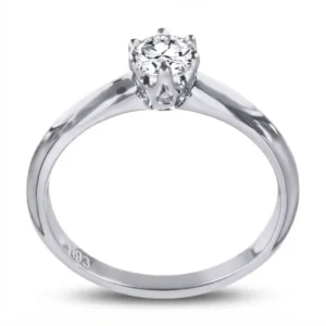 Crown-Set Solitaire Diamond Ring II