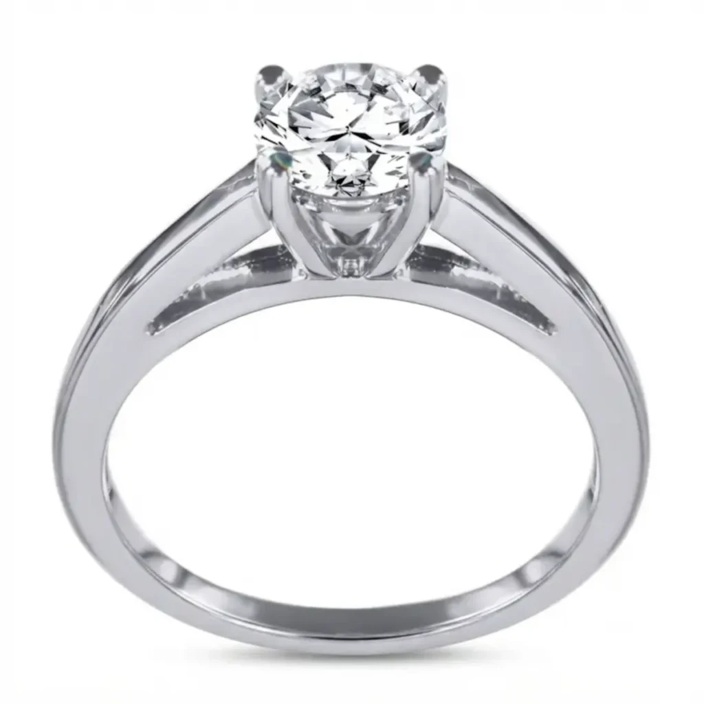 Architectural Split-Band Solitaire