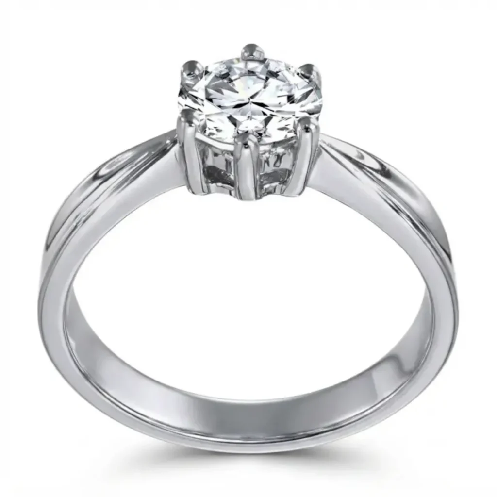 Classic Six-Prong Solitaire Diamond Ring